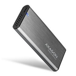Vanjsko kućište za SSD AXAGON EEM2-SG2 RAW BOX (USB-C 3.2 Gen 2, za M.2 SSD, srebrna)