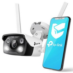 TP-LINK | VIGI 4MP Outdoor Full-Color Wi-Fi Network Camera | VIGI C340-W | month(s) | Bullet | 4 MP | 4 mm | IP66 | H.265+/H.265/H.264+/H.264 | MicroSD