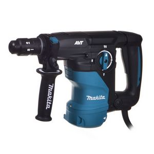 MAKITA HR3012FCWJ rotary hammer SDS-Plus 3,9J 1050W AVT MAKPAC Black, Blue