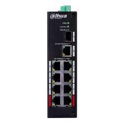 Industrijski prekidač DAHUA PFS3110-8ET-96-V2 (96W, 8 Ethernet porta, PoE)