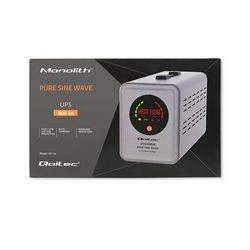 Neprekidno napajanje UPS QOLTEC 50718 Pure Sine Wave (800VA, 560W) sivo