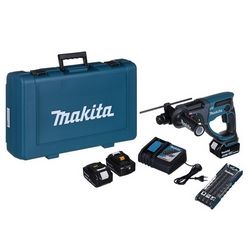 Bušilica MAKITA DHR202RTE3 (18V, 3x 5.0Ah baterija, udarna funkcija, plava)