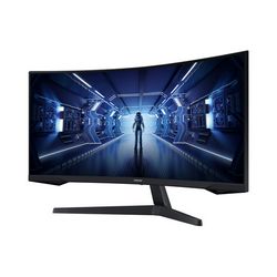 Samsung Odyssey C34G55TWWP computer monitor 86.4 cm (34") 3440 x 1440 pixels UltraWide Dual Quad HD LED Black