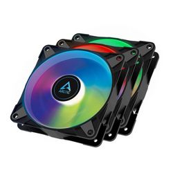 Ventilator ARCTIC P12 PWM PST A-RGB 0dB Semi-Passive Value Pack (120 mm, digitalni A-RGB, polupasivan)