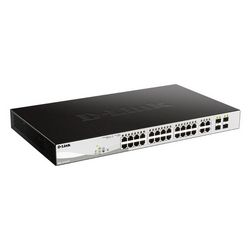 Upravljani Ethernet prekidač, D-LINK, DGS-1210-24P (Gigabit Ethernet (10/100/1000), Power over Ethernet (PoE), crna)