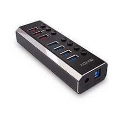 USB hub s 4 porta i 3 punjača LINDY 43371 (USB 3.0)