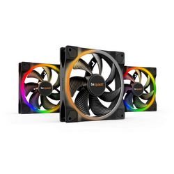 Ventilator BE QUIET! Light Wings 140mm ARGB PWM Fan Black 3 Pack (ARGB osvjetljenje, PWM kontrola, crna)