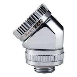 Rotacijski spoj za tvrdu cijev PHANTEKS 16mm 45 stupnjeva G1/4 (kromirano, rotirajuće) PHANTEKS Glacier Rotary Hard-Tube Fitting 16mm 45 Degree G1/4 - chrome, rotatable