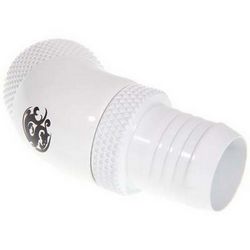Spojnica Bitspower (BITSPOWER) Connector 45 Degree G1/4 Inch Male to 13mm ID - Rotatable (bijela, rotirajuća, G1/4 inčni muški na 13mm ID)