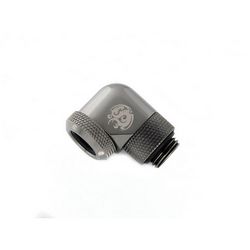 Spojni adapter BITSPOWER Multi-Link Adapter Connector 90 Degree G1/4 Inch Male to 12mm OD Hardtube - Rotatable (siva, rotirajući, G1/4 inča muški na 12mm vanjski promjer tvrdog cijevnog priključka)