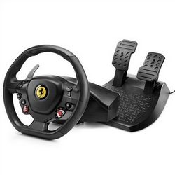 Volan s pedale THRUSTMASTER T80 Ferrari 488 GTB Edition (digitalni, za PC, PlayStation 4, PlayStation 5, crna)