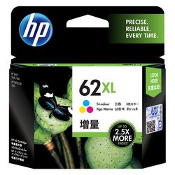 Originalna tinta za pisač, HEWLETT PACKARD, HP 62XL High Yield Tri-color (visoki kapacitet, tri boje)