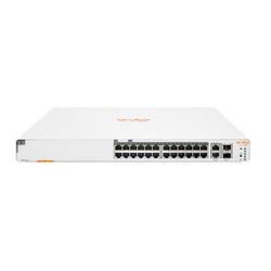 Mrežni preklopnik HEWLETT PACKARD ENTERPRISE Aruba Instant On 1960 (24G, 20p Class4, 4p Class6 PoE, 2XGT, 2SFP+, 370W, Managed L2+, Gigabit Ethernet, PoE, 1U, bijeli)