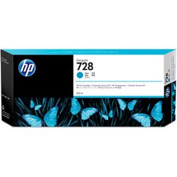 Tinta za pisač HP, 728 300-ml DesignJet (Cijan)