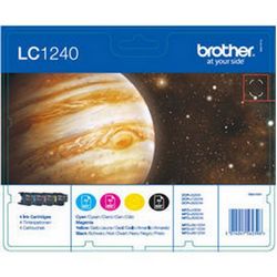 Tintni pisač BROTHER LC1240 Value-Pack (crna, žuta, barkod 5014047562402)