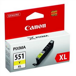 Tinta za pisač CANON CLI-551XL (visokoučinkovita, žuta)