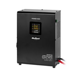 Zidni napajanja za hitne slučajeve s funkcijom punjenja REBEL POWER-1000 (čista sinusna valna, 12V 230V 1000VA/700W)
