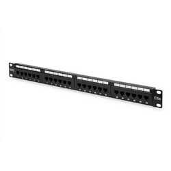 Patch Panel DIGITUS DN-91524U (Crna, Kategorija: CAT 5e, Portovi: 24 x RJ45, Snaga zadržavanja: 7.7 kg, Maksimalna sila umetanja: 30N, Dimenzije: 48.2 x 4.4 x 10.9 cm)