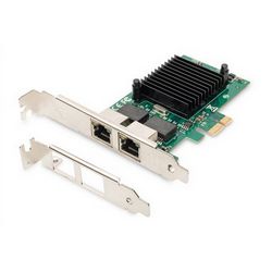 Mrežna kartica DIGITUS, Gigabit Ethernet PCI Express Card, 2-port (4016032463139)