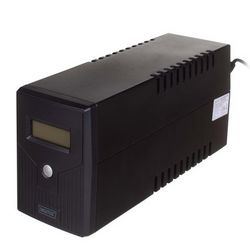 UPS uređaj s LCD-om DIGITUS 800VA/480W1x12V/9Ah, AVR, 2xSCHUKO, USB, RJ11 (Line-Interactive, 800VA/480W, 1x12V/9Ah, AVR, 2xSCHUKO, USB, RJ11)