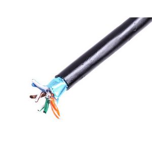 External Gelled Installation Cable DIGITUS cat.5e, F/UTP, AWG 24/1, PE, 305m, Black, Reel