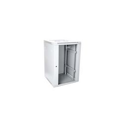 Mrežni ormar za montažu na zid 19" 15U rack 600x600 (siva, vrata ploča, nerasklopljen, ne presavijen, 60kg)