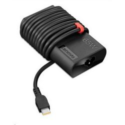Punjač za laptop LENOVO ThinkPad 65W Slim AC Adapter (65W, crne boje)