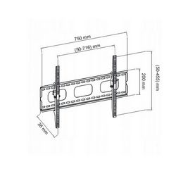 MULTIOFFICE LCD BRACKET 30-50" AR-18
