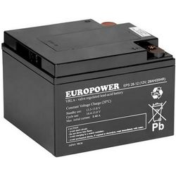 Baterija EUROPOWER AGM EPS series 12V 28Ah (Vijek trajanja 8-12 godina)