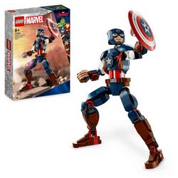 Igračka LEGO Figura za sastavljanje Kapetan Amerika, SUPER HEROES 76258 (5702017419749)