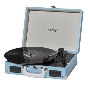 Gramofon DENVER VPL-120 (analogni, sa zvučnicima) plavi