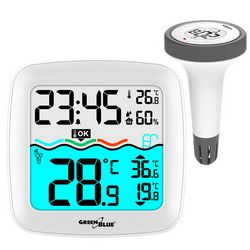 Bežični senzor temperature za bazen s meteorološkom stanicom i vlagomjerom GREENBLUE DCF RCC (5902211124214)