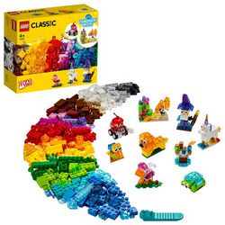 Igračka LEGO Kreativne prozirne kocke 11013 (transparentne, za različite dobi)