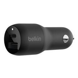 Automobilski punjač BELKIN BOOST UP (dvostruki, barkod 745883829361)