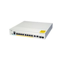 Cisco Catalyst 1000-8T-E-2G-L Network Switch, 8 Gigabit Ethernet (GbE) Ports, 2x 1G SFP/RJ-45 Combo Ports, Fanless Operation, External PS, Enhanced Limited Lifetime Warranty (C1000-8T-E-2G-L)