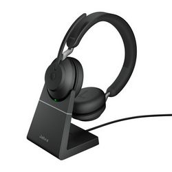 Slušalice JABRA Evolve2 65 UC Stereo (bežične, dvostrane, USB-C priključak, crna boja)