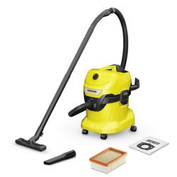 Usisavač KARCHER WD 4 (crna, žuta, 20 L, 1000 W)