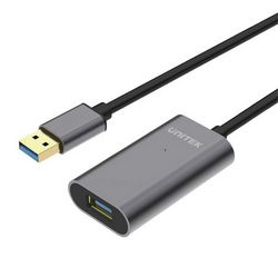 USB kabel UNITEK Y-3004 (siva, 5 m, USB 3.2 Gen 1)