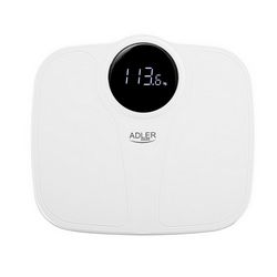Elektronska kupaonska vaga ADLER AD 8172w LED (bijela, digitalni zaslon)