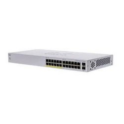 Mrežni prekidač CISCO CBS110, L2 Gigabit Ethernet (10/100/1000) s mogućnošću napajanja preko Ethernet-a (PoE), 1U, siva boja