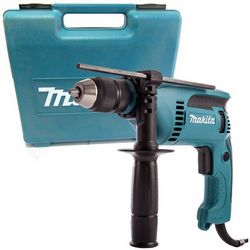 Bušilica MAKITA HP1641K (plava, snaga 680W, brzina bez opterećenja 0-2800 o/min, kapacitet bušenja u čeliku 13mm, u drvetu 30mm)