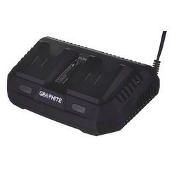 Punjač s dvostrukom baterijom GRAPHITE ENERGY + (5902062501141)
