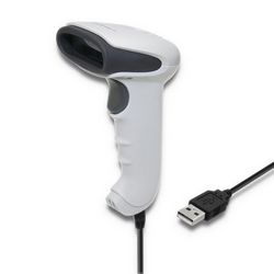 Čitač barkodova QOLTEC 50865 (CCD, USB, bijela)