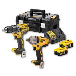 Bežični set alata DEWALT DCK2077P2T-QW 18V (napon 18V, 2 baterije, punjač, torba za nošenje)