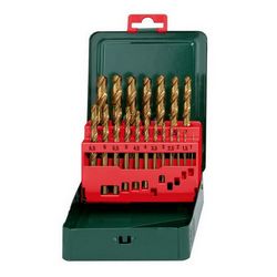 Komplet svrdla za metal HSS-TIN, METABO, 19 elemenata 1 - 10mm (boja: siva)