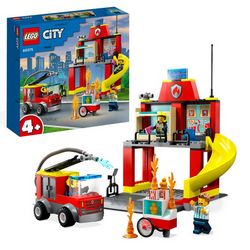 Igračka LEGO Vatrogasna stanica i vatrogasni kamion CITY 60375 ( )