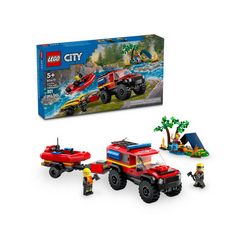Igračka LEGO Vatrogasni kamion s čamcem za spašavanje LEGO CITY 60412 (LEGO)