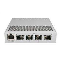 Mrežni prekidač MikroTik CRS305-1G-4S+IN (upravljiv putem weba, stolni, 1 Gbps (RJ-45) broj priključaka 1, SFP+ broj priključaka 4)