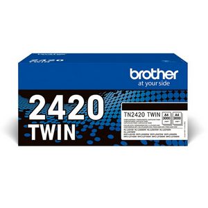 Toner BROTHER TN2420 TWIN (2 pakiranja, crna boja)