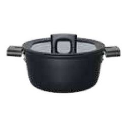 Lonac s poklopcem FISKARS HARD FACE 3.5L (crna, čvrsta površina)